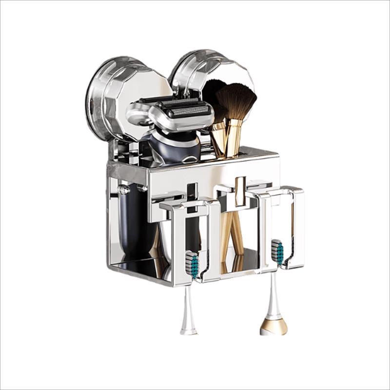 Yimao Stainless Steel No-Drill Toothbrush Holder