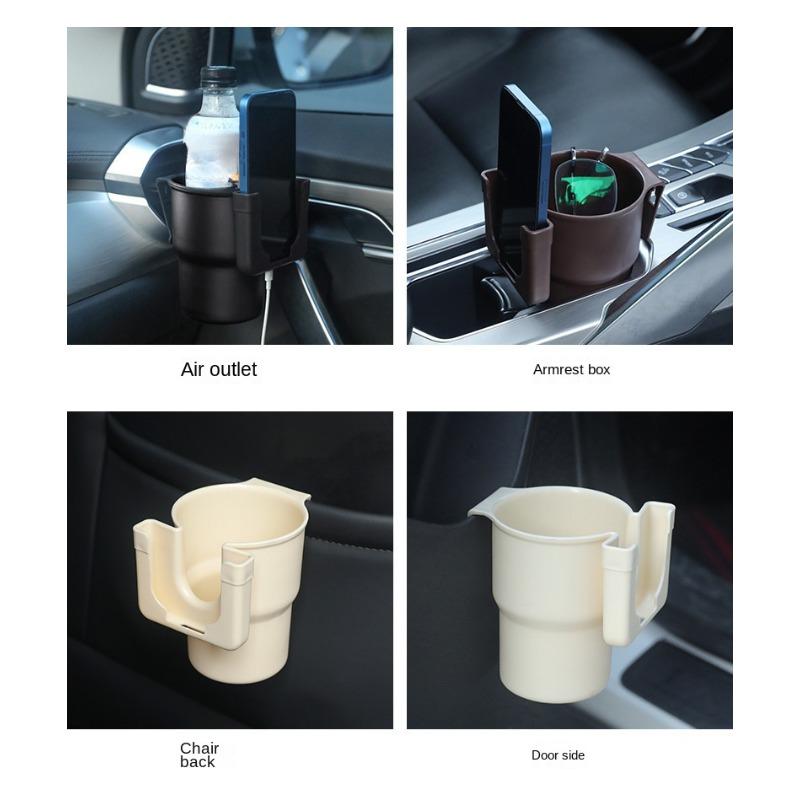 Xiaomi Car Water Cup Holder Multifunctional Box Mobile Phone Holder Beverage Holder Trash Can Air Outlet Chair Back Door Armrest Auto