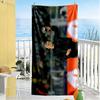Croatian Footballer Victory. Beach Towel Super Soft & Absorbent Comfortable Lightweight Perfect for Traveling Yoga Camping and Swimming