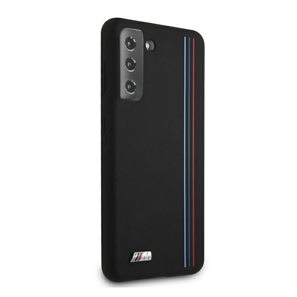 Etui Do Samsung Galaxy S21 Plus BMW Silicone Stripes Czarne