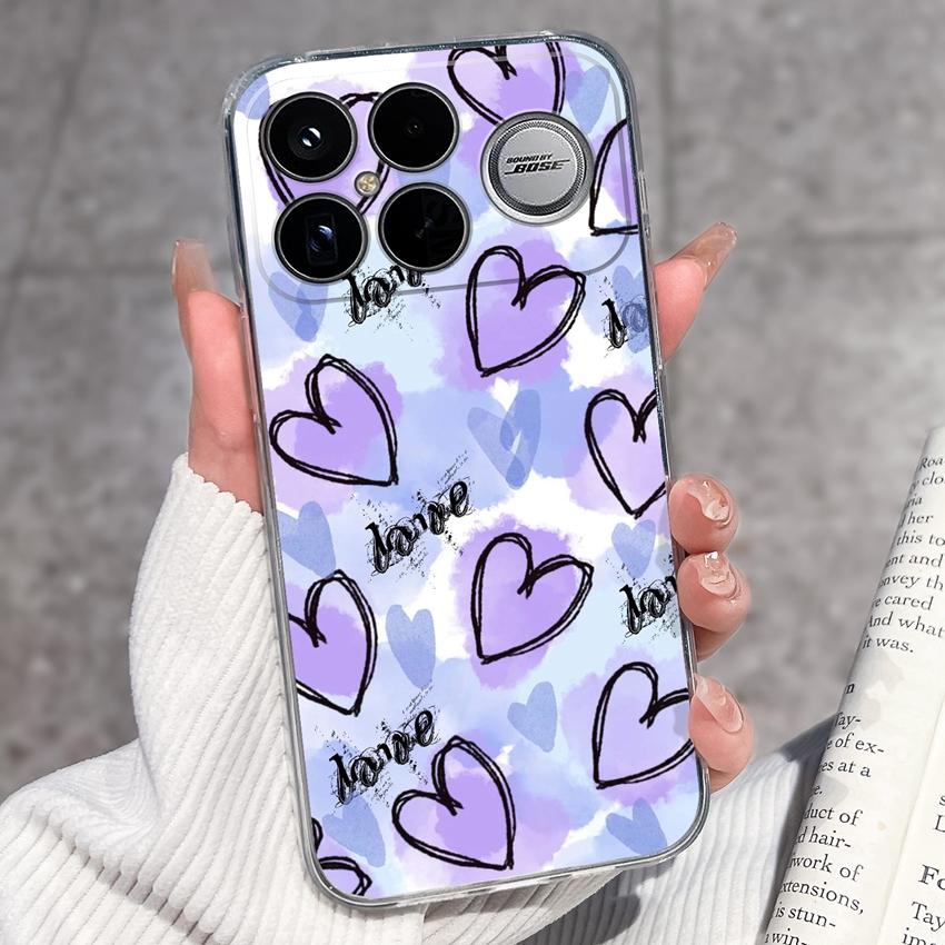 Covers For Xiaomi Poco F8 Ultra F8 F5 Pro F3 C50 C40 Mi Note 2 3 Transparent TPU Phone Case Cute Pet Dog Soft Silicone Dustproof Shell For Xiaomi Capa