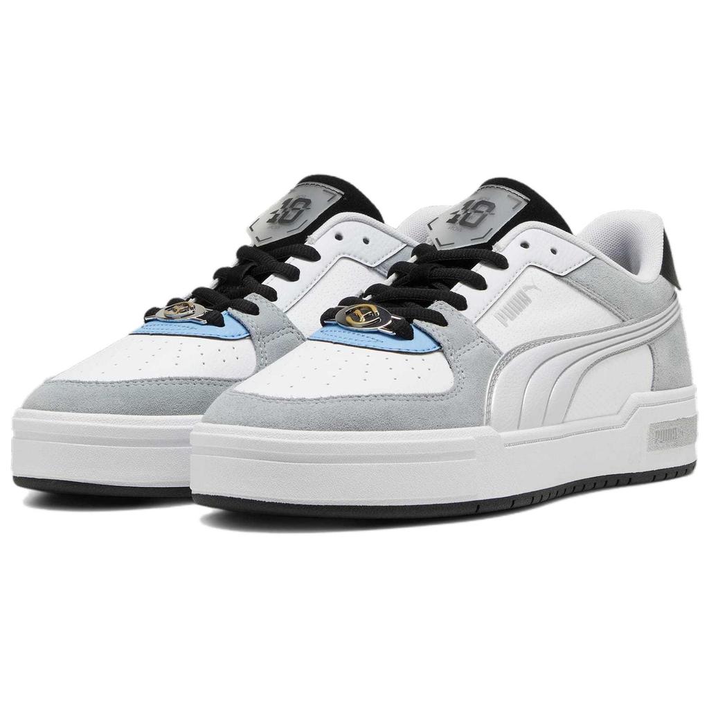 Puma Ca Pro Fashion Comfortable Low-Top Lifestyle Casual Shoes Unisex sneaker White Gray 398346-01