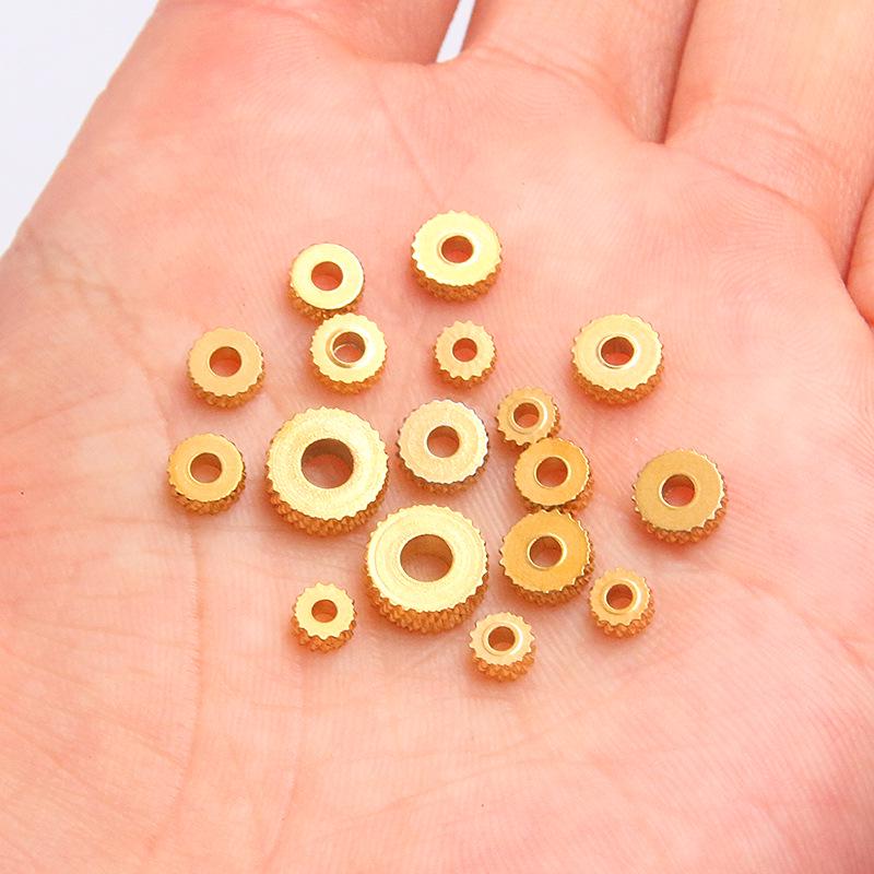 Stainless Steel Gear Flower Base Spacer Beads, 4-8mm, 2 Colors, DIY Jewelry Accessories