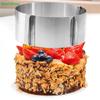 Adjustable Stainless Steel Cake Ring - 6-12 Inch Expandable Mousse Ring for Baking & Cake Decorating