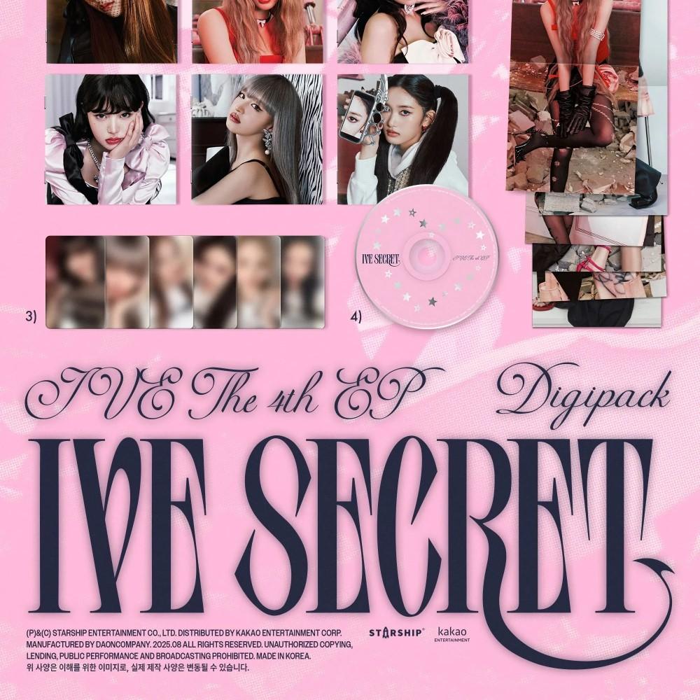 IVE [IVE SECRET] 4º Mini Álbum DIGIPACK