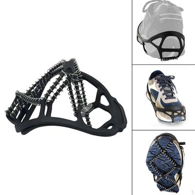 Ramponi da ghiaccio per scarpe e stivali Ramponi per scarpe Copriscarpe da neve Trazione antiscivolo