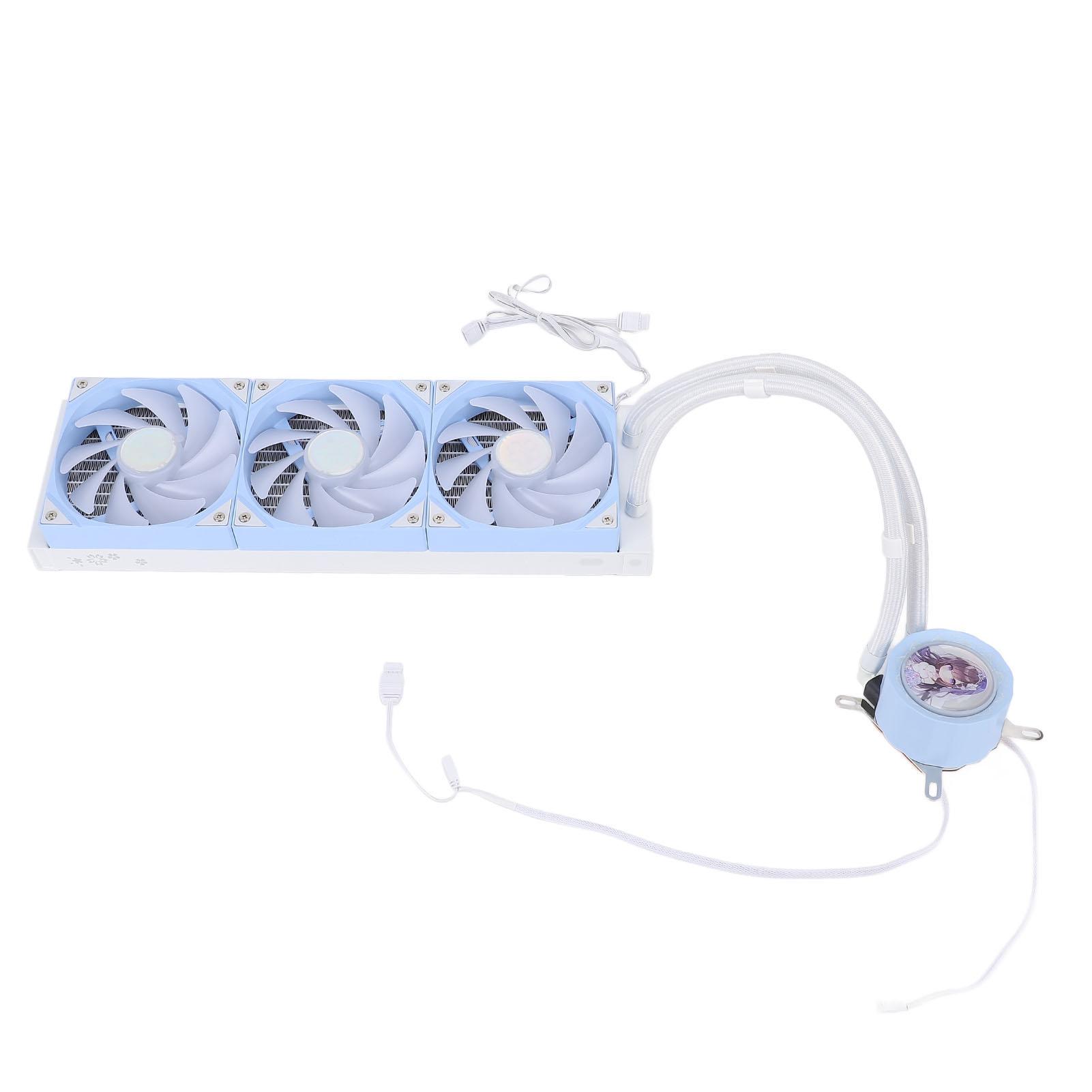 

Жидкостный охладитель ЦП PWM-контроль температуры Малошумный гидравлический подшипник ARGB Вентилятор водяного охлаждения ЦП