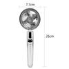 1 Pcs High Pressure Shower Head Handheld Water Saving Massage Spray With 360 Rotated Rainfall For Bath Fan