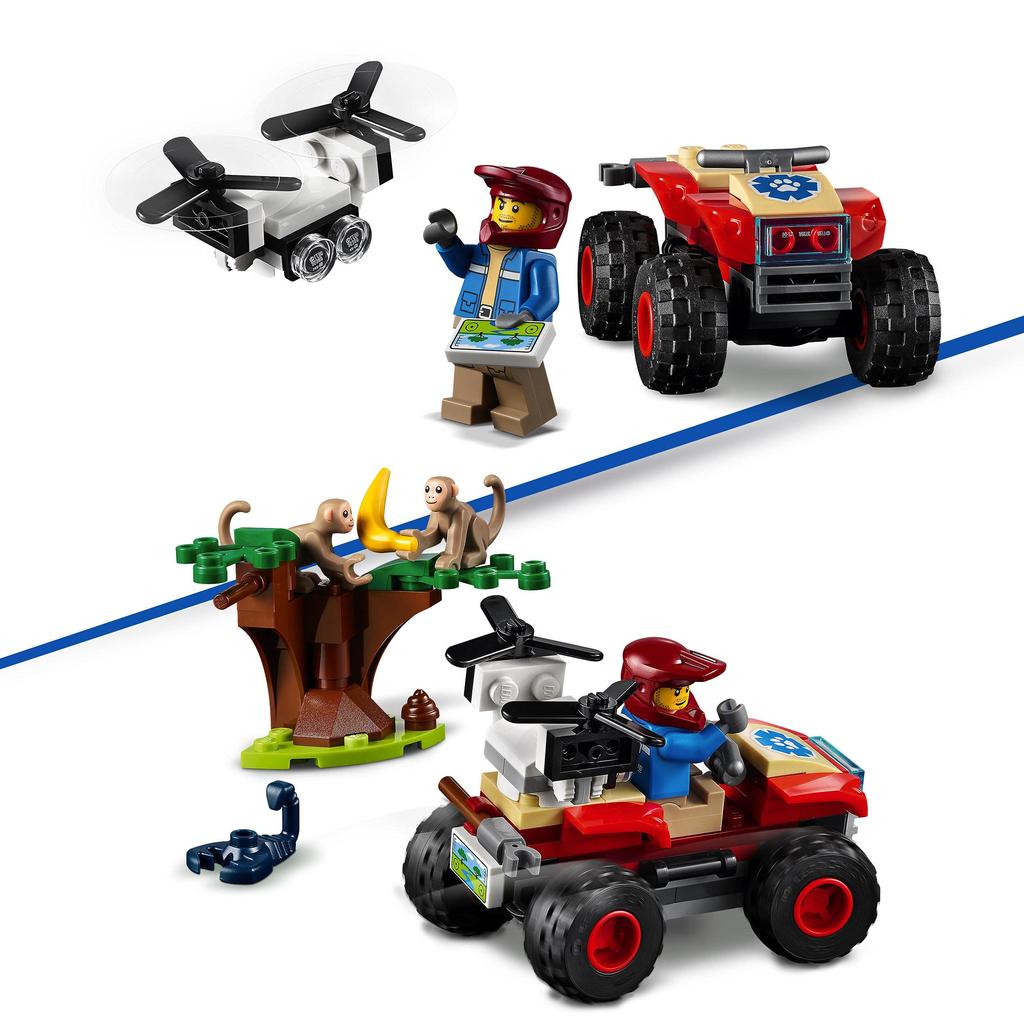LEGO City Animal Rescue Buggy 60300, Toy Animals, Boys and Girls, Ages 5 and Up