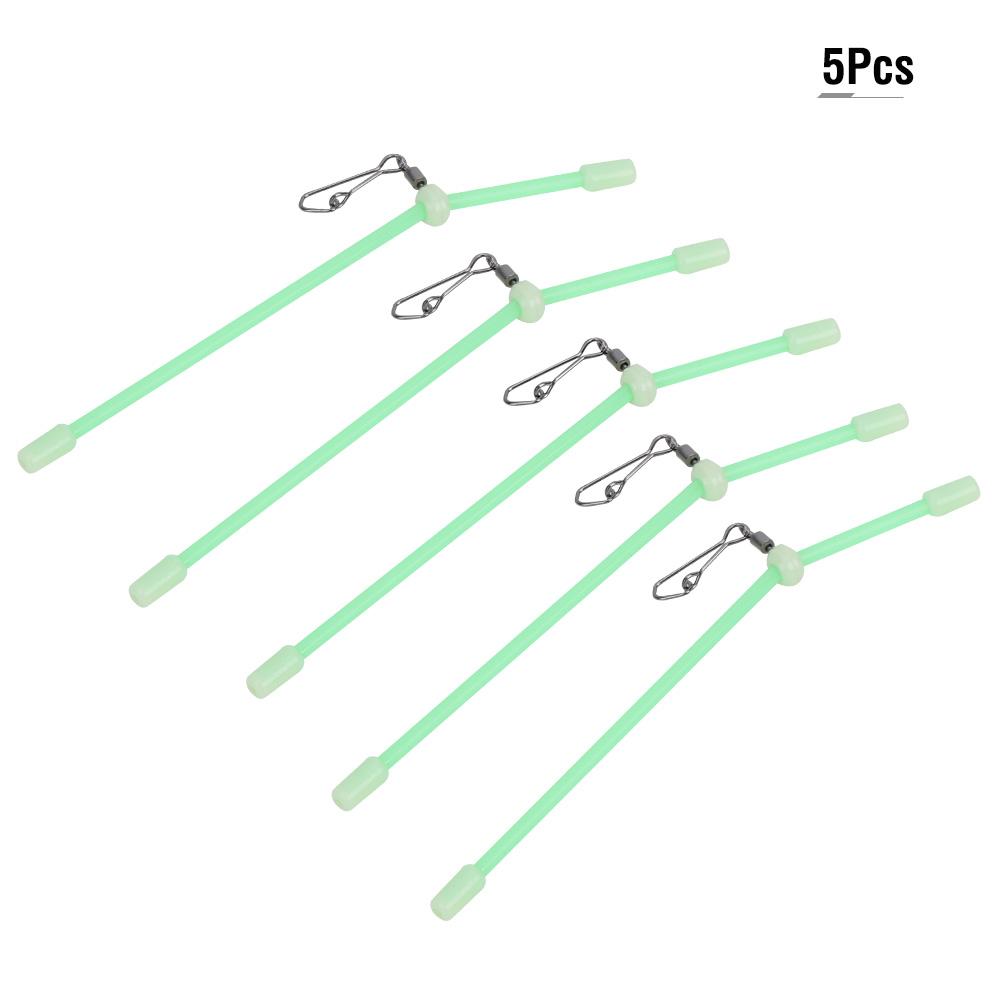 5PCS Durable Small Style PVC Fishing Tube Balance Connector Fisher Tackle Accessory