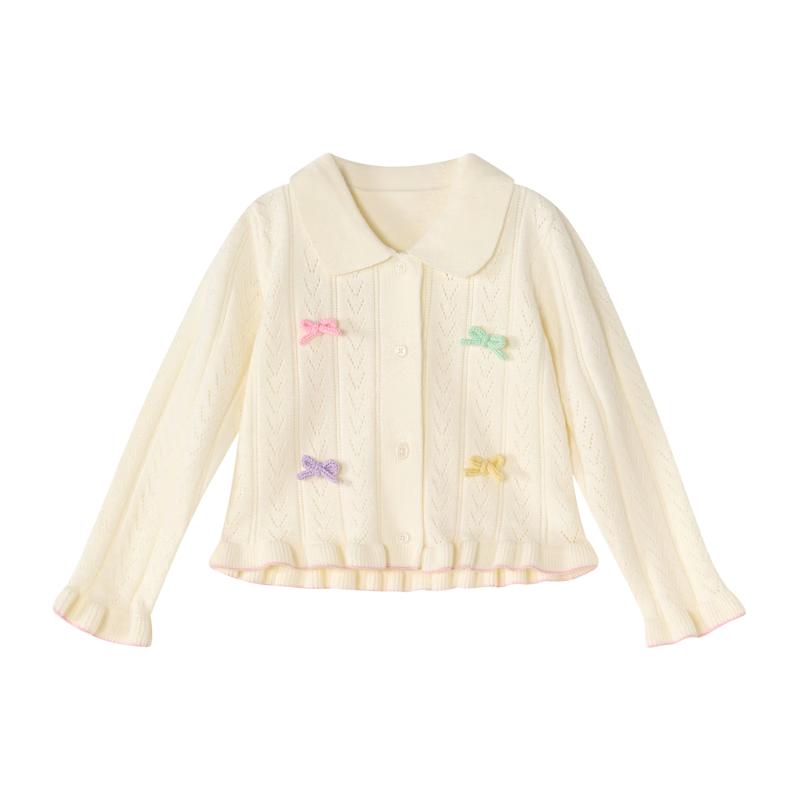 Deesha Girls  Bow Knit Cardigan 110