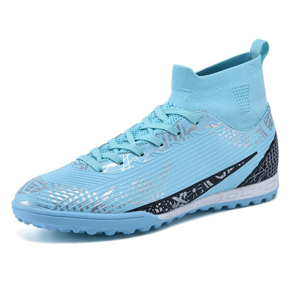 2024 Football Boots Long Spikes High Ankle Soccer Shoes FG Outdoor Grass Cleats Soccer Boots Training Sport Football Shoes
