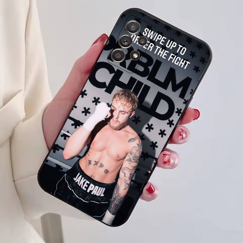 Boxing Star J-Jake Paul Phone Case For Samsung S25,S24,S21,S22,S23,S30,Ultra,S20,Plus,Fe,Lite,Note,10,Black Cover