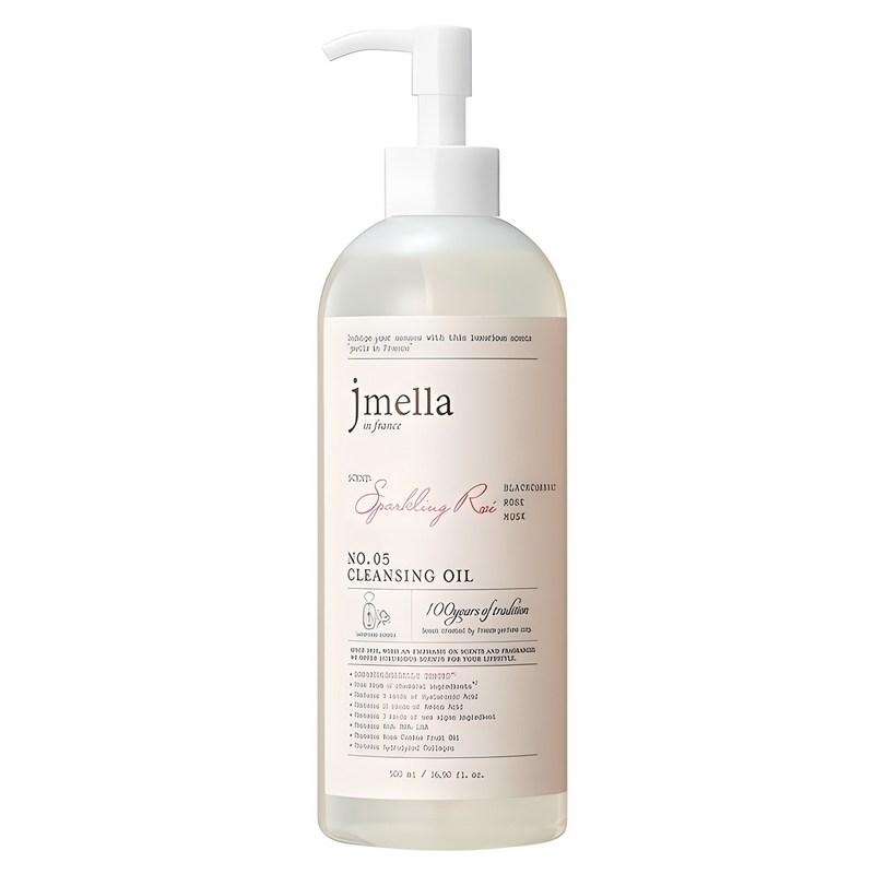 J.Mela In France Sparkling Rosé Cleansing Oil, 500ml, 1 Pcs