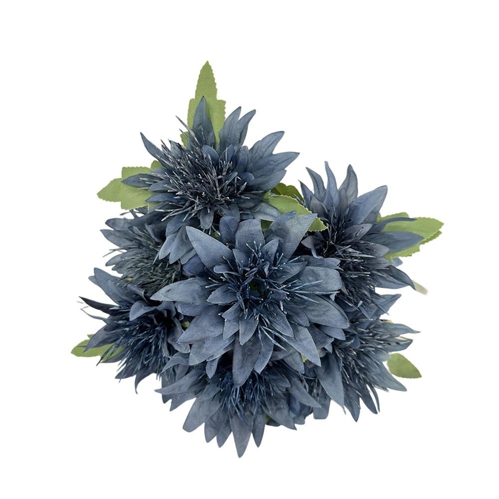 

7 Flower Simulation Flower Multicolor Decorative Flower Creative Faux Plant Home Decoration темно-синього кольору