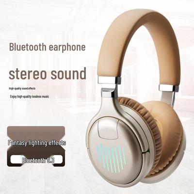 Glowing Foldable Over-Ear Bluetooth Gaming Headphones with Extra-Long Standby