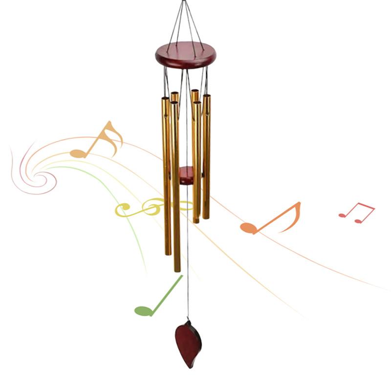 Auspicious Wind Chime,6Bell Pendant For Hanging,Used For Home Decoration.The Sound Is Clear And Elegant,Suitable For Both Indoor