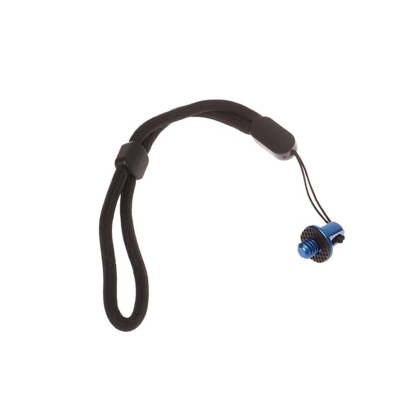 

1/4-дюймовый винт для камеры с 1/4-дюймовым D-образным кольцом-адаптером с регулируемым ремешком на запястье для штатива, фотостудия синий