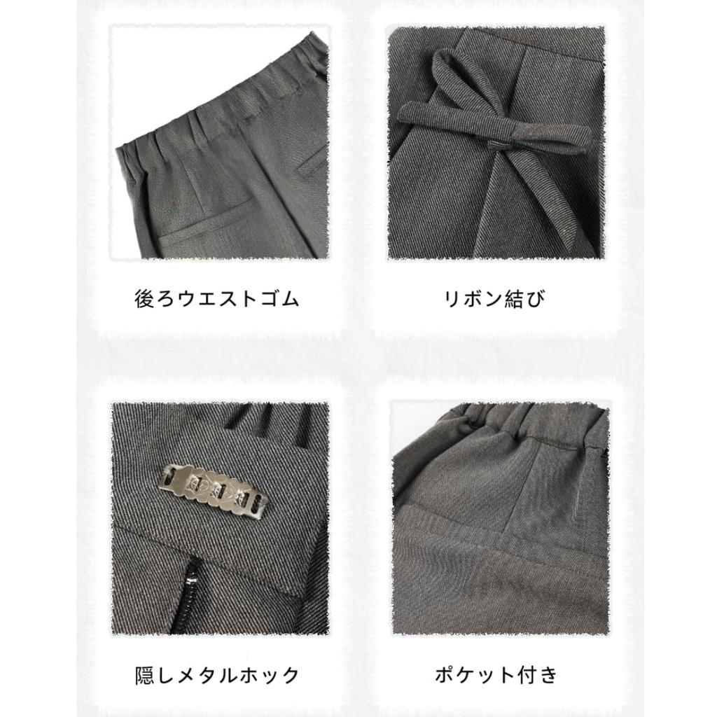 Shorts for Half High Elastic Hidden Hook and Loose For Everyday 140cm [Barry Banny] Kids, Girls, Girls' Clothing, Pants, Pockets, Ribbon, Summer,