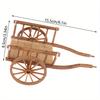 1pc 1:12 Dollhouse Miniature Simulation Assembled Cart Model Furniture Accessories For Doll House Garden Decor DIY Accessories