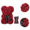 Bear with Box Featuring Simulation Flowers for Women and Partners Rose Gift