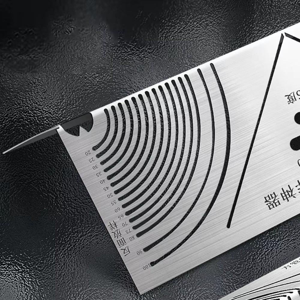 Multifunctional Arc Marking Ruler Circular Line Drawing Metalworking Cutting Guide