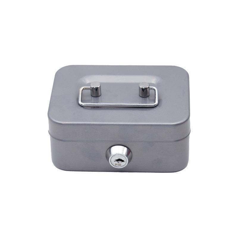 Metal Cash Box Mini Safe Lock Box Money Bank Metal Coin Bank Security Box Sturdy Cash Portable for Kids Coin Collection