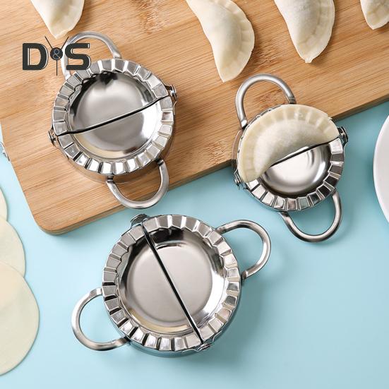 3-in-1-Knödelmaker, Edelstahl, Empanada-Presse, Mini-Kuchenform, multifunktionale Tortilla-Klemme für die Küche