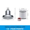 Hard Water Filtered Shower Head, 20-stage Shower Filter, High-pressure Rain Shower, Soft Water Shower Head, Reduces Dry and Itchy Skin and Hair