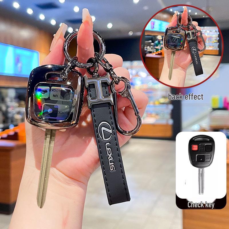 Compatible Lexus Key Case for RX330/IS400/IS200 with Metal Buckle