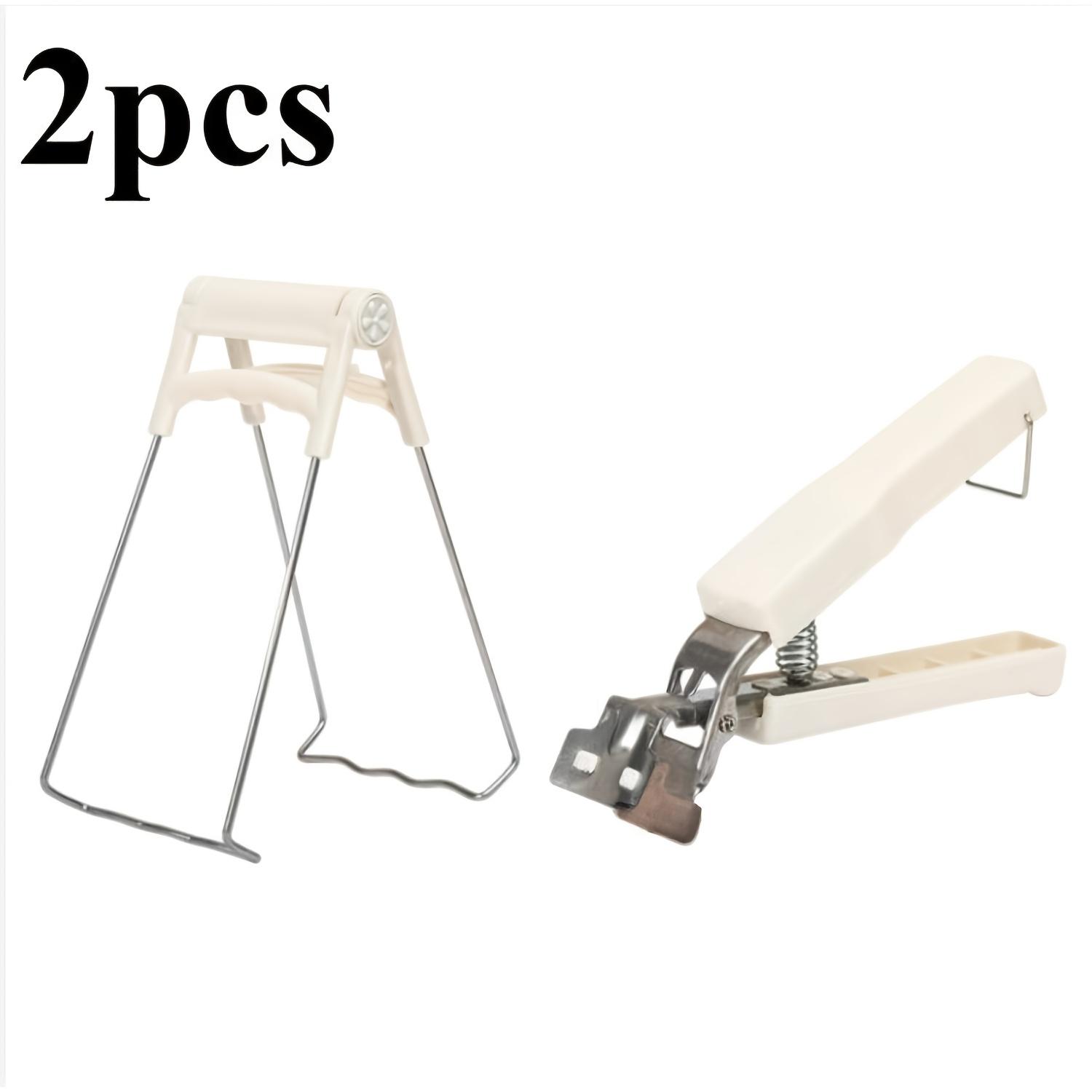 

2Pcs Kitchen Stainless Steel Anti-scalding Bowl Clip, Heat Insulation and Anti-skid Design, High Temperature Resistance Without Hurting Hands