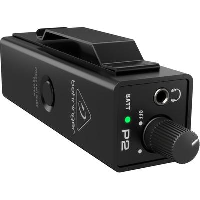 Behringer Headphone Amplifier Battery Powered P2 Black BEHRINGER POWERPLAY P2 In-Ear