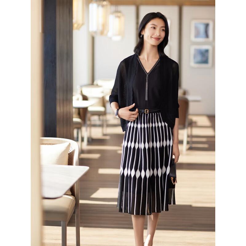 EP YAYING Women's Silk Blend Lightweight Knitted Cardigan