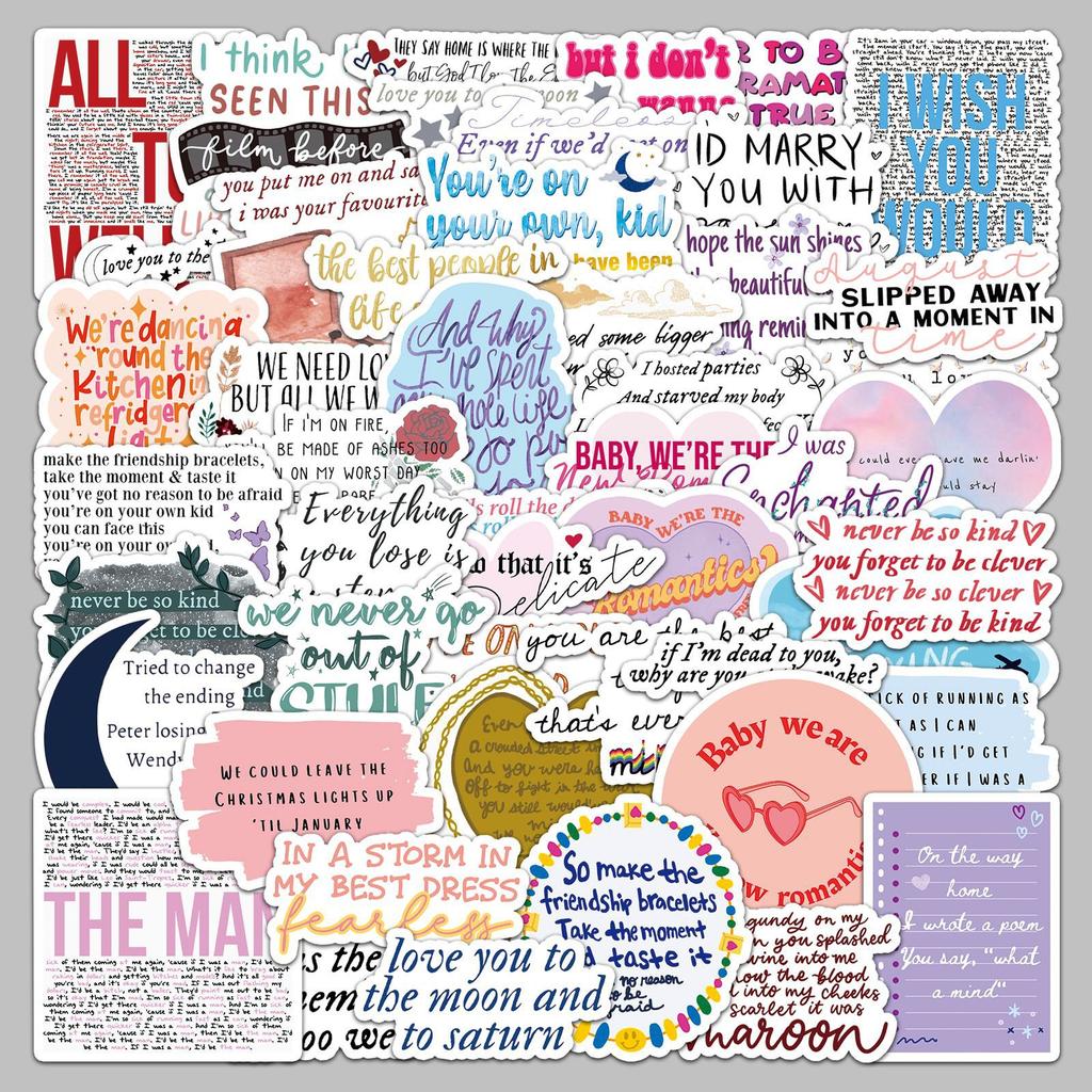 Fun Sticker Pack For Water Bottles, Luggage, Laptop, And Phone Case Decoratio