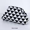 Polyester Cosmetic Clutch Bag Breathable Stain Resistant Large Capacity Makeup Bag for Ladies Daily Travel Gift