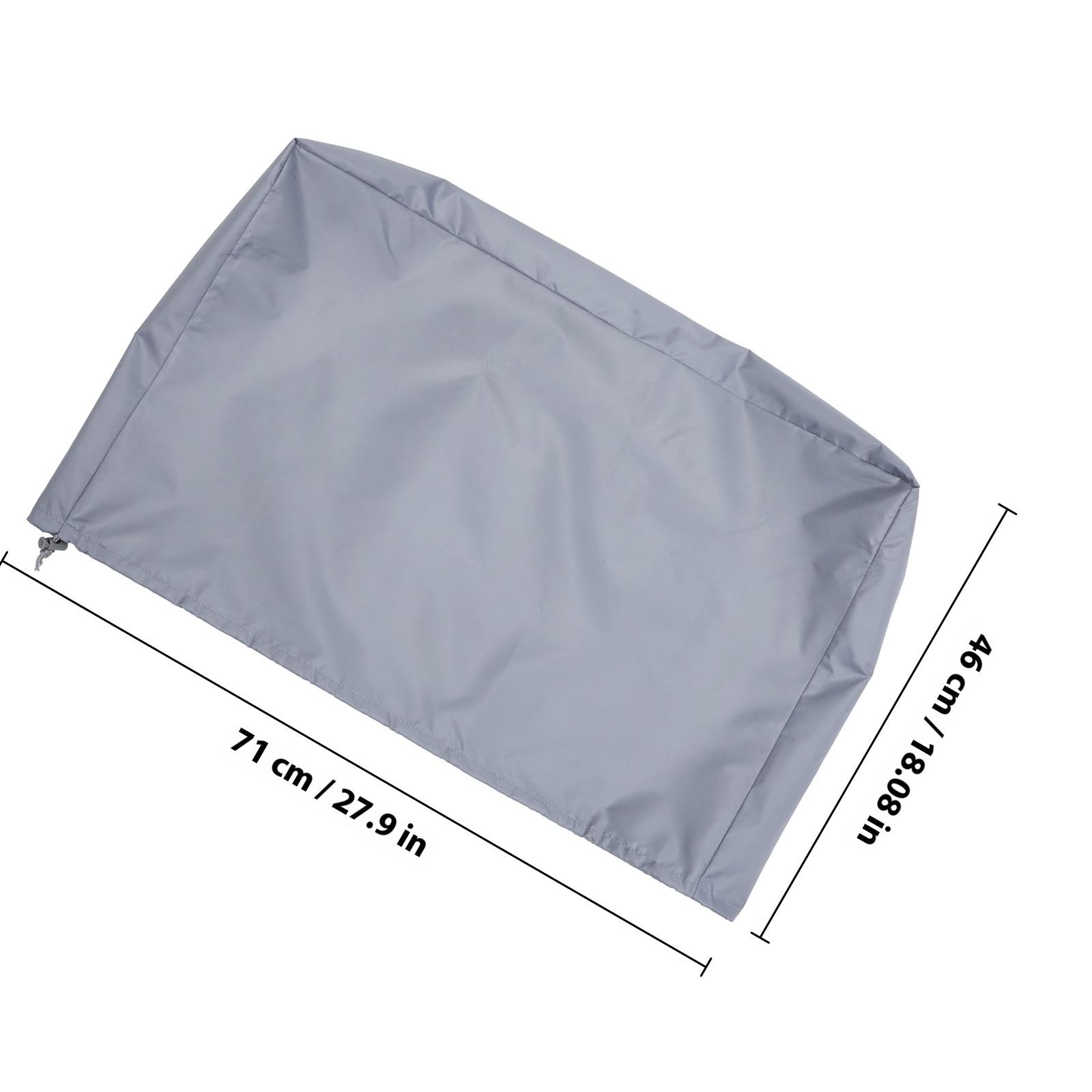 Screen Protector For Monitor Oxford Cloth Cover Lightweight Foldable Dust Water Oil Scratch Guard For Desktop Computer grigio