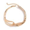 Punk Irregular Geometric Thick Torques Necklace for Women Personalized Gold Color Heavy Metal Chokers Banquet Party Jewelry New