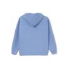 Li Ning Sweatshirts Unisex Blue Hooded Moderate Cardigan AWDRF53-2