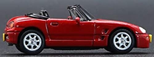 BM CREATIONS 1/64 Scale Suzuki Cappuccino 1998 Red RHD Finished Product