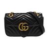 [Pre-Owned] GG Marmont Matelassé Mini Bag 'Black' - Very Good #VVH6QN