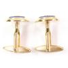 Great Dunhill Cufflinks & tie pin Gold blue Accessories Men's Jewelry Used