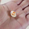 10pcs Simulation Egg Food Toy Model Mini Half Boiled Egg Dollhouse Miniature Kitchen Cookware Accessories Dolls House Food Toys
