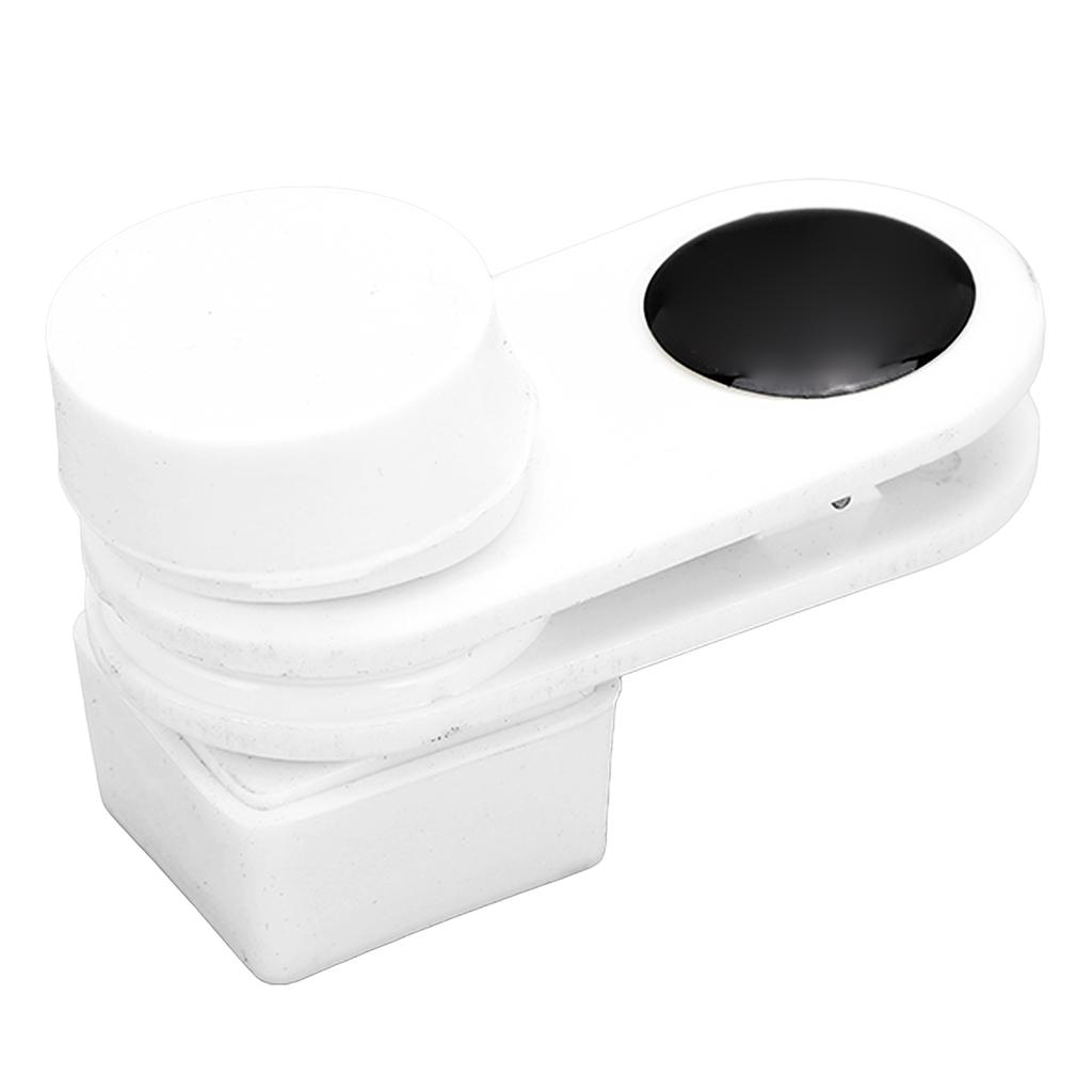 Practical Billiard Chalk Clip Magnetic Pool Cue Chalk Holder Clip for Pool Rooms Bars Billiard Halls White