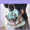 Nylon Lace Drawstring Backpack For Women With Sweet College Style Daily Use