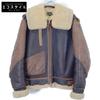 AEROLEATHER Brown B-3 Mouton Flight Jacket Jacket 36 BrownUsed