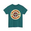 GILMORE BLU-GREEN GASOLINE Print T Shirt Esso Sinclair Texaco Flying A ARCO