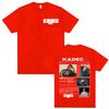 Rapper Kadec Santa Anna Tour 2025 Cover T Shirts Unisexs Women Harajuku Vintage Fashion Hip Hop T Shirt ONeck Loose Tshirts Tops