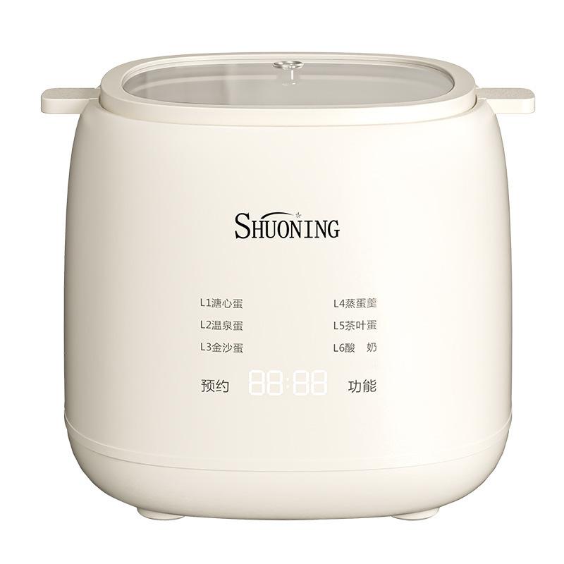 

Многофункциональная машина для приготовления завтрака, 6 режимов, бытовая яйцеварка с автоматическим отключением питания, пароварка для яиц бежевый