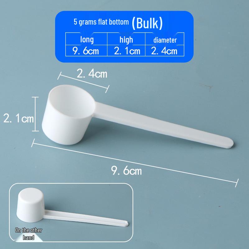 Individually Packaged Disposable Plastic Measuring Spoons: 1g, 3g, 5g, 10g, 15g for Liquid & Powder