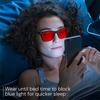 Anti Blue Light Glasses with Red Tinted Lenses Better Sleep Men Women Anti Eye Strain Protection for Computer Screens and Gaming